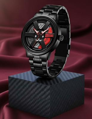 Fanish fashion SPINNER BLACK ANALOG WATCH SERIES Analog Watch  - For Men & Women