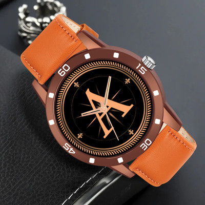 RobinXX ALPHA-A-AVO-BRW-TEN-PL-1 Alpha Heritage Collection A Brown Strap Watch for Man & Boys Analog Watch  - For Men