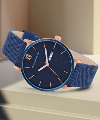 French Connection FCN00034E Black Dial Analog Watch  - For Men