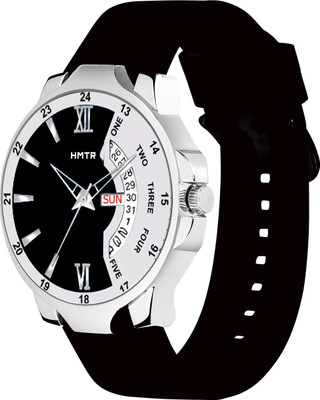 HMTr HMTR-1481405-Coal Black Lightweight and Comfortable Silicon strap analog watch for Boys Analog Watch  - For Men