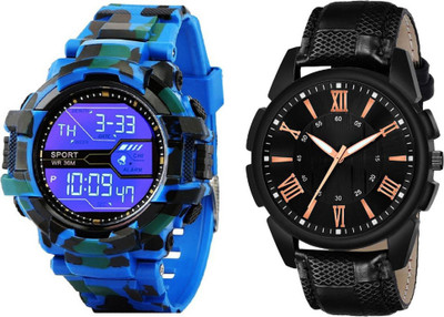 Brostin Formal / Casual Analog-Digital Men's Combo Watches Analog-Digital Watch  - For Men