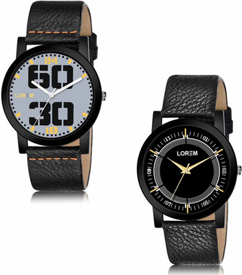 LOREM OE-LR47-LR48 Analog Watch  - For Men
