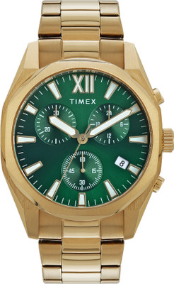 TIMEX TWEG296SMU06 Timex Green Round Dial Analog Watch  - For Men