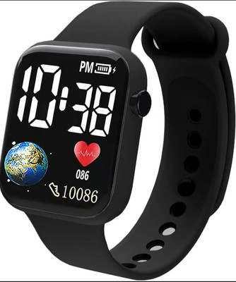 geeta jewels Black colour Latest Design kids digital watch. Water proof sports watch Digital Watch  - For Girls