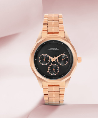 French Connection Sunray Dial Luna Analog Watch  - For Women