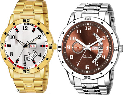Caihong GOLD-8-AND-SLV-18 Analog Watch  - For Men