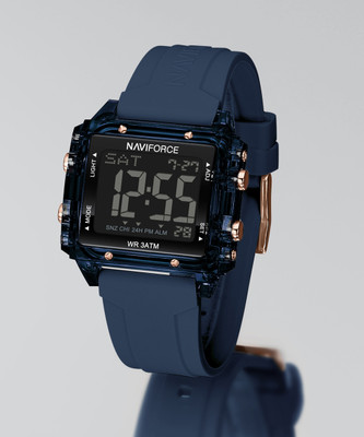 NAVIFORCE 7101 Fashion Transparent LCD Electronic Wristwatch with Waterproof Alarm Digital Watch  - For Women