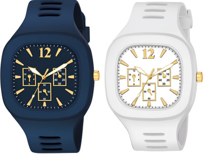 HALA Miller Men Watch Gold Dial Wrist Sport Ultra Watch with Pack of 2 Analog Watch  - For Men