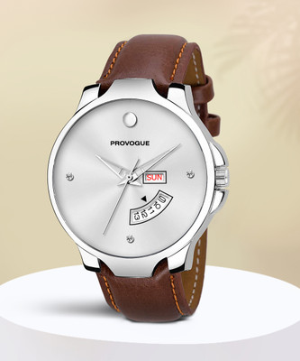 PROVOGUE Day and Date Functioning Quartz Analog Watch  - For Men