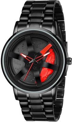 Hezoc Spinnig Wheel Watch Spinning Watch Quartz Men Rim Car Wheel Watches Analog Watch  - For Men & Women