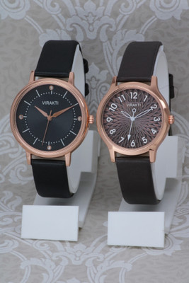 ZANZEER Most Selling Combo Watches Round Case Colorful Leather Belt Most Selling Combo Watches Round Case Colorful Leather Belt Analog Watch  - For Girls