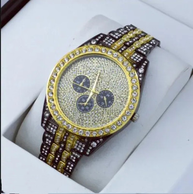 GooodTime Iik dimond blk chain Iik dimond blk chain analog Analog Watch  - For Men