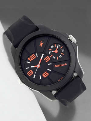 Fastrack NP38042PP01 Two Timers Analog Watch  - For Men