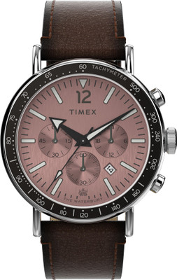 TIMEX TW2W47300UJ Waterbury Rose Gold Round Dial Analog Watch  - For Men