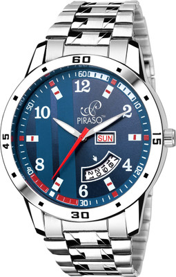 PIRASO Day and Date Analog Watch  - For Men