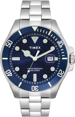 TIMEX TWEG27000 TIMEX TREND Blue Round Dial Analog Watch  - For Men