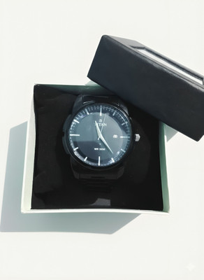 HIRE FULL BLACK DIAL WATCH Analog Watch  - For Men
