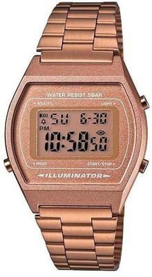 Fiiasa ROSE GOLD WATCH Vintage B640WC-5ADF Rose Gold Dial Rose Gold Stainless Steel Band Digital Watch  - For Men & Women