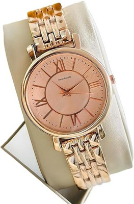 Timorix Stylish Rose gold Analog Women’s Watch with Premium quality Rose gold Dial Stainless Steel Strap Analog Watch  - For Women