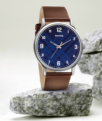 SONATA 77105NL03 - SDL796 - SO - KNOT Analog Watch  - For Men