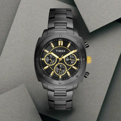TIMEX Multifunction Black Dial Analog Watch  - For Men
