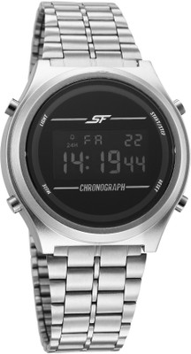 SONATA SF Cirquel Sonata SF Cirquel Black Round Dial Digital Men's Watch / Digital Watch  - For Men
