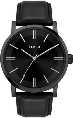 TIMEX TWHG35SMU05 Black Round Brass Dial Analog Watch  - For Men