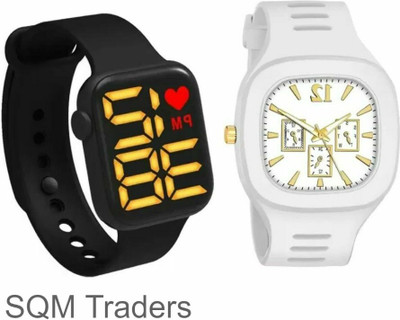 SQM TRADERS Analog-Digital Watch  - For Men & Women