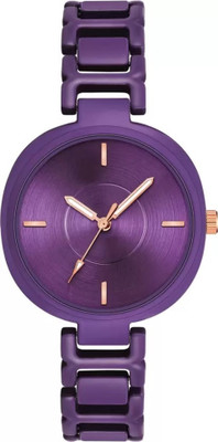 WEDSCOY High Quality Gorgeous Round Dial Solid Leather Belt High Quality Gorgeous Round Dial Solid Leather Belt Analog Watch  - For Girls