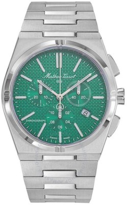 Mathey-Tissot H117CHAV Chronograph Swiss Made Green Dial Analog Watch  - For Men