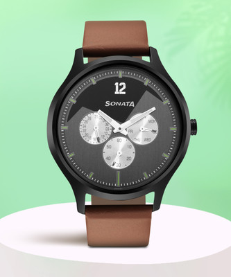 SONATA 7140NL02 IAF Gents Analog Watch  - For Men