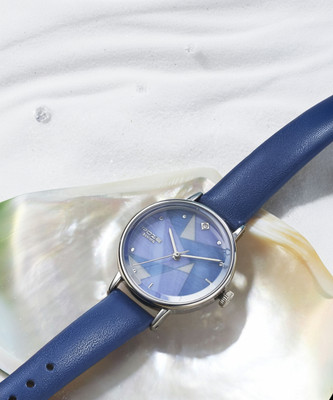 SONATA Poze Women Analog Blue Dial Blue Strap Analog Watch  - For Women