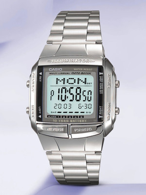CASIO DB-360-1DF Vintage DB-360-1ASDF Dial Silver Stainless Steel Band Digital Watch  - For Men & Women