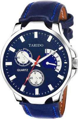 Tarido 4612 TD4612SL_04 BLUE COLOR DIAL LEATHER STRAP ANALOG WATCH FOR - MAN & BOYS Analog Watch  - For Boys