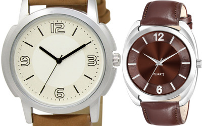 TVILLA Brown Stylish Dial MZ-LR79 Analog Watch  - For Men