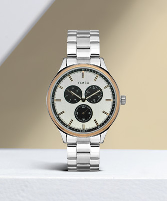 TIMEX Multifunction Silver Dial Analog Watch – For Men TWEG184SMU02 For Rs. 1089 @ 79 %