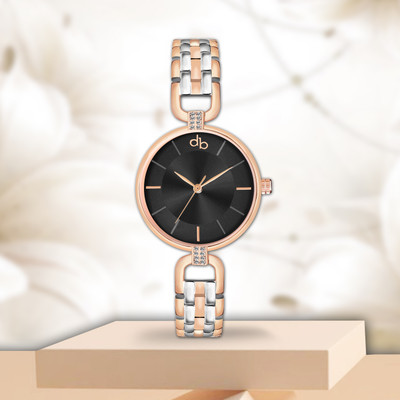 Dressberry DB-008-Black Stylish Analog Watch  - For Women