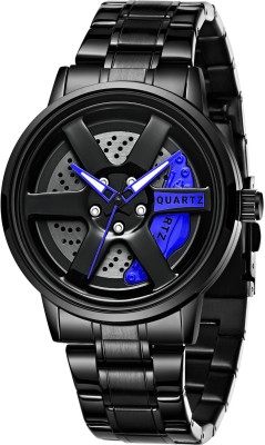 AquaBliss Wheel Watch Rotating Spinning Watch Analog Watch  - For Men