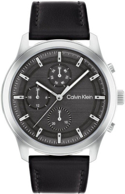 Calvin Klein Sport Multi-Function Sport Multi-Function Qtz Grey Round Dial 's / Analog Watch  - For Men