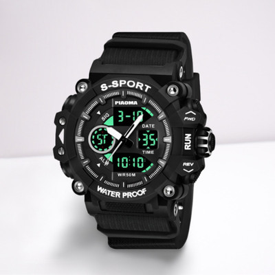 BARASTI 9102 DUAL TIME Analog-Digital Watch  - For Men