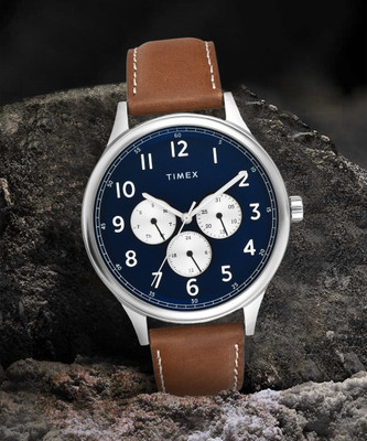 TIMEX Multi Function Blue Dial Analog Watch  - For Men
