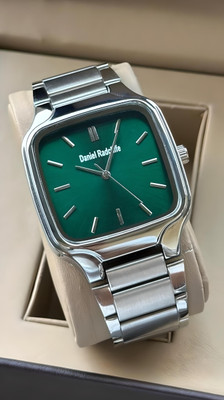 Daniel Radcliffe DRM0028 Premium Quality Rectangle Shape Smooth Adjustable Chain Analog Watch  - For Men