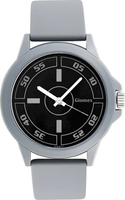 Giomex 3123SL02 PVC Grey Premium Addition Analog Watch  - For Men