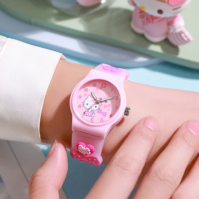 WANTON Super Soft 3d design silicone strap kids watch Analog Watch  - For Girls