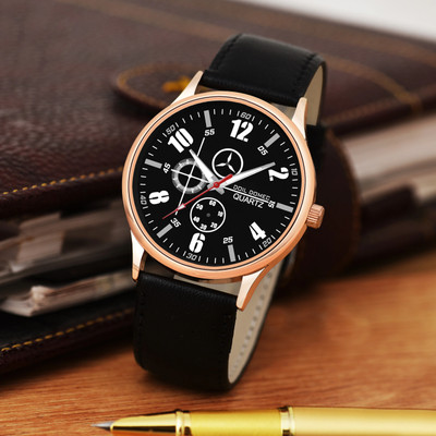 Doil Domec 331BLACK Slim Case Design Analog Watch  - For Men