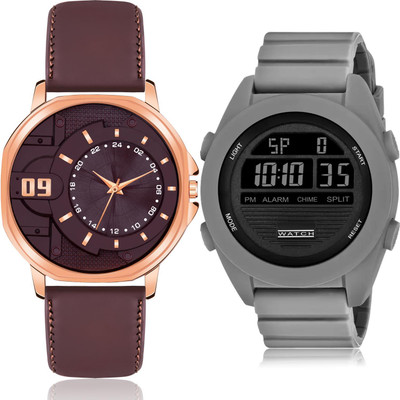 TIMOXIDE BM41-DG85 Analog-Digital Watch  - For Men