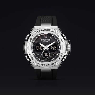 Carlington CT 9107 Black Endurance Series Analog-Digital Watch  - For Men