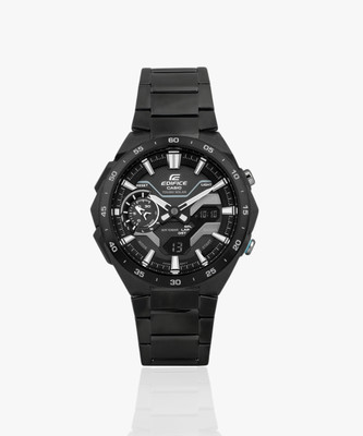 CASIO ECB-2200DC-1ADF Edifice Black Dial Black Stainless Steel Band Analog-Digital Watch  - For Men