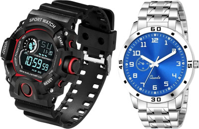 exactor Premium Stylish Casual & Formal Wear Watch Analog-Digital Watch  - For Men