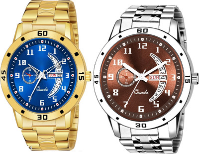Caihong GOLD-4-AND-SLV-18 Analog Watch  - For Men